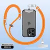 Cordón para Teléfono de Cuello Portátil Cruzado de 8 mm Hebilla Metálica de Alto Grado Ajustable Espaciador Correa para Cámara Anti-Pérdida para Exteriores