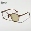 Armazones de Gafas Redondos de Tr90 Unisex Antideslizantes para Miopía e Hipermetropía, Personalizables con Graduación y Lentes Fotocromáticas