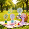 Nuevo Ventilador Mini Portátil de Verano con Base de Escritorio, Modelo Recargable, Regalo para Estudiantes, Venta al por Mayor y Dropshipping de Ventiladores Pequeños