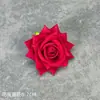 Flor de rosa de franela de simulación cabeza de flor roja ramillete pared de flores de boda accesorios de fotografía arco de flores artificiales flor de simulación al por mayor