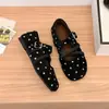 Sapatos Loafer Mary Jane Planos de Bolinhas Retro Femininos de Bico Baixo 2026 Estilo Coco Sapatos Individuais Outono Novo Loafers Franceses