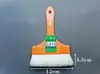 Huasheng Cepillo de Lana Cepillo de Lana Pura Mango de Plástico Cerdas Suaves Pincel para Pintura de Látex Pincel de Lana Pincel de Pintura 4 pulgadas