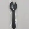 Utensilios para pastel de cumpleaños empaquetados individualmente, tenedores y cucharas de plástico desechables para pastel, herramientas para hornear