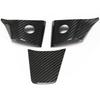Adequado para Tesla Model 3 Y remendo decorativo de volante de fibra de carbono seco