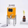 Tanque de Jugo de Botella de Vidrio Personalizado Transfronterizo con Grifo Botella Sellada para Agua Fría Botella de Vino Dispensador de Detergente para Ropa Cubeta de Coca-Cola