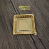 Base de Bandeja Triangular de Plástico para Bolo Dourada Pad de Mousse Decoração de Embalagem de Bolo Suprimentos Bandeja para Bolo Fatiado Outros