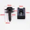 Para-choque de carro universal, protetor de motor, parafuso autoatarraxante espesso reforçado em forma de U para para-lama, clipe de aço