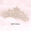 Pegatinas de tela de corona no tejida accesorios para diadema ropa DIY creativa accesorios para el cabello coreanos zapatos y sombreros fabricantes de joyería mayoreo