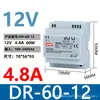 Fonte de Alimentação Chaveada Montada em Trilho EDR/NDR Guangdong Mingwei AC 220V para DC 12V/24V Transformador de Grau Industrial