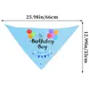 Nueva toalla para saliva de mascota sombrero de cumpleaños gato perro decoración de fiesta de cumpleaños bufanda pajarita sombrero de fiesta traje