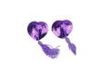 Mei lure Jia borla en forma de corazón lentejuelas pegatinas de leche sexy ropa interior accesorios tentación lágrimas pegatinas de pezón diversión al por mayor