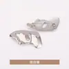 Broche de metal com furo redondo irregular, fecho de corsage retrô moderno, acessório de vestuário, pino antiderrapante
