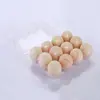 Plástico Transparente 12 Peças Porta Ovos Porta Ovos Chai Descartável Embalagem Original de Ovos Caixa de Presente