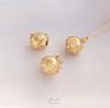 Pingente de sino de floco de neve 14K cor duradoura 13mm feito à mão DIY para pulseira colar joias acessórios de pingente com argolas