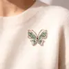 Patch de tecido com laço de pérola e diamante verde, feito à mão com miçangas e strass, para decoração DIY de roupas e bolsas