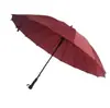 Funda Impermeable Paraguas de Mango Largo para Mujer, Doble Uso para Sol y Lluvia, Varilla Recta, Automático, Uso en Coche, Ampliado, Reforzado, Paraguas para Dos Personas, Protección UV