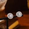 Brincos de Zircônia com Microtachas Estrela Cintilante para Mulheres, Novos Brincos Super Brilhantes da Moda e de Alto Padrão, Brincos Versáteis Estilo Luxo Leve
