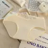Bragas de Algodón Coloridas Encaje de Puro Deseo Empalmado para Mujer, Algodón Puro Entrepierna Extendida Sin Costuras de Cintura Media que Moldean la Cadera para Mujer