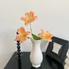 Flor de Simulación Sentido Avanzado 3 Lirio Suministros de Boda Flor Falsa Escena de Diseño Decoraciones para Arreglos Florales del Hogar