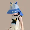 Nuevo Sombrero de Protección Solar para Niños, Sombrero de Verano con Ala Ancha y Protección para el Cuello para Niños y Niñas, Sombrero de Protección Solar para Niñas, Sombrero Anti-UV
