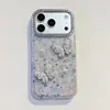 Pó Glitter Borboleta Glitter Avançado Adequado para Capa de Celular Apple 17 Pro Max iPhone 16 Anti-Queda 15/14P Coreia 13