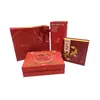 Caja de Regalo Roja, Caja Vacía, Caja de Regalo de Licor de Alta Gama, Caja de Regalo para Pasteles de Luna del Festival de Mediados de Otoño, Caja de Regalo para el Festival del Bote del Dragón