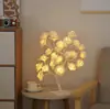 Lámpara de rama de rosa LED transfronteriza USB flor artificial decoración de dormitorio regalo de Navidad San Valentín lámpara de mesa pequeña decorativa