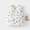 Novedad de Otoño Chaleco Acolchado Fino Clase A Chaleco Cálido para Bebé e Infantil Chaleco de Otoño para Salir