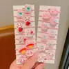 Ligas para el Cabello Lindas de Dibujos Animados para Niños, Bandas para el Cabello de Bebé que No Dañan el Cabello, Buena Elasticidad, Ligas para el Cabello de Bebé para Niñas, Anillos para el Cabello del Tamaño de un Pulgar, Accesorios para el Cabello