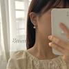 Pendientes Estilo Estrella Mismo Estilo Cuentas Shijia Bei Pendientes de Perla de Imitación Plata de Ley Pendientes para Mujer Lujo Ligero Retro Elegante Estilo Francés Pendientes para Mujer