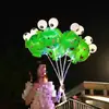 24 pulgadas Rana Celebridad de Internet Voladora Bola Bobo Globos Brillantes al por Mayor Paquete de Material Rana Verde Fruta para Vendedor Ambulante Látex