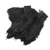 Directo de fábrica diy hecho a mano pluma plana pluma de pavo pieza grande para la cabeza máscara de plumas material decorativo para ropa
