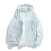 Nueva Ropa de Protección Solar de Verano, Chaqueta con Capucha Casual y Versátil para Proteger del Sol, Ropa Deportiva Anti-UV para Hombre, Primavera