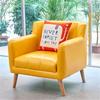 Venta al por mayor directa de fábrica moda simple madera maciza cuero tienda de té con leche cafetería juego de mesa y sillas con asiento de tarjeta sofá