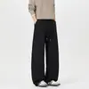 Primavera/Verano 2026 Nuevos Pantalones Harem Rectos Retro de Estilo Chino Nuevo para Hombre, Talla Grande, Holgados, Modernos, Simples Pantalones Paracaidistas
