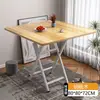 Mesa Plegable, Mesa de Comedor, Mesa Pequeña para Uso Doméstico, Mesa Redonda Simple, Mesa Portátil para Viviendas de Alquiler, Uso en Exteriores, Montaje de Puesto, Mesa Cuadrada para Comer