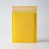 Bolsa de burbujas de película coextruida mate amarilla, sobre de burbujas impermeable y resistente a la presión, bolsa de burbujas gruesa para embalaje logístico y de mensajería