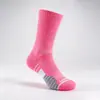 Calcetines Deportivos Profesionales con Suela Gruesa de Toalla Cómodos Transpirables de Media Caña Calcetines para Correr Baloncesto Tenis Secado Rápido Calcetines de Compresión