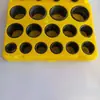 Juego de bolsa de caja de reparación de juntas tóricas anillo de goma resistente al desgaste resistente al aceite impermeable sello de junta tórica de nitrilo