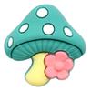 Zuecos de dibujos animados para niños con forma de hongo, dijes para zapatos DIY, accesorios para zapatos tridimensionales de goma suave en stock