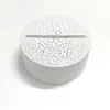 Venta al por mayor de fábrica Base de luz nocturna 3D DIY Acrílico USB Monocromática Tricolor Enchufe Control remoto Táctil Colorida Base
