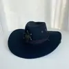 Sombrero de Paja con Protección Solar y Ala Ancha de Gamuza, Sombrilla Unisex, Talla Única para Adulto, Correa a Prueba de Viento, Sombrero Vaquero Occidental para Pareja