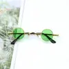 Novos Óculos de Sol Redondos Retro com Armação Ultra Pequena Mini Celebridade da Internet Óculos de Sol Estilo de Rua Armação Redonda Pequena Óculos de Príncipe Masculino Tendência