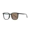 Gafas Fotocromáticas para Exteriores Estilo Hong Kong que Cambian de Gris a Color Té, Se Pueden Combinar con Lentes Graduados, Unisex, Clásico para Estudiantes, Sencillo y Elegante, Aspecto Natural, Personalizable