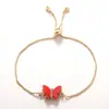 Pulseira Cruzada Europeia e Americana Olho de Diabo Coração Olho em Formato de Coração Puxar para Mulheres Ajustável Moda Simples Sudeste Asiático