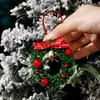 Decoração de Natal Ornamento de Carro Sino Ornamento de Árvore de Natal Atmosfera Pingente de Vitrine Mini Guirlanda de Natal