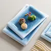 Platos Rectangulares de Melamina Xiangyuan Platos para Cocinar de Restaurante Hotel Imitación Porcelana Platos Creativos para Cena de Hotel Platos Comerciales