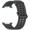 Qingfeng es Adecuado para Correas de Reloj Samsung Watch8/9 Marine y Correas de Reloj de Silicona Hebilla Doble Fila Watch8 Classic