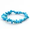 Pulsera de Grava de Cristal Natural Xiyin Transfronteriza de Amazon Ágata Jade Pulsera de Piedra Irregular Joyería al por Mayor