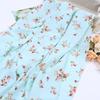 Promoção quente vestido florido pequeno tecido estampado hibisco linho micro transparente poliéster tecido estampado tecido Hanfu